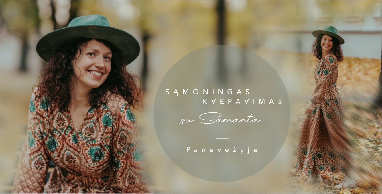Tietoinen hengitys Samantan kanssa Panevėžyksessä