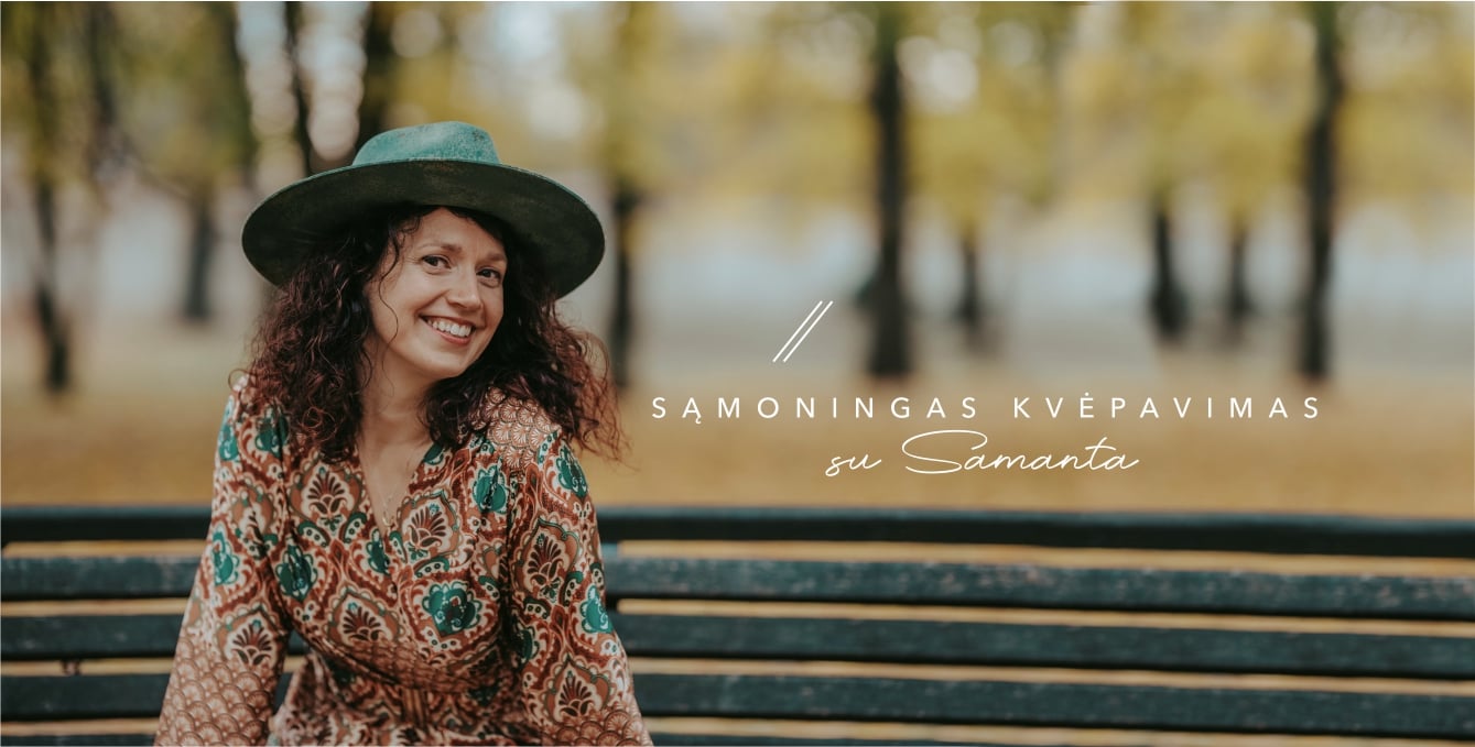 Tietoinen hengitys Samantan kanssa Vilnassa
