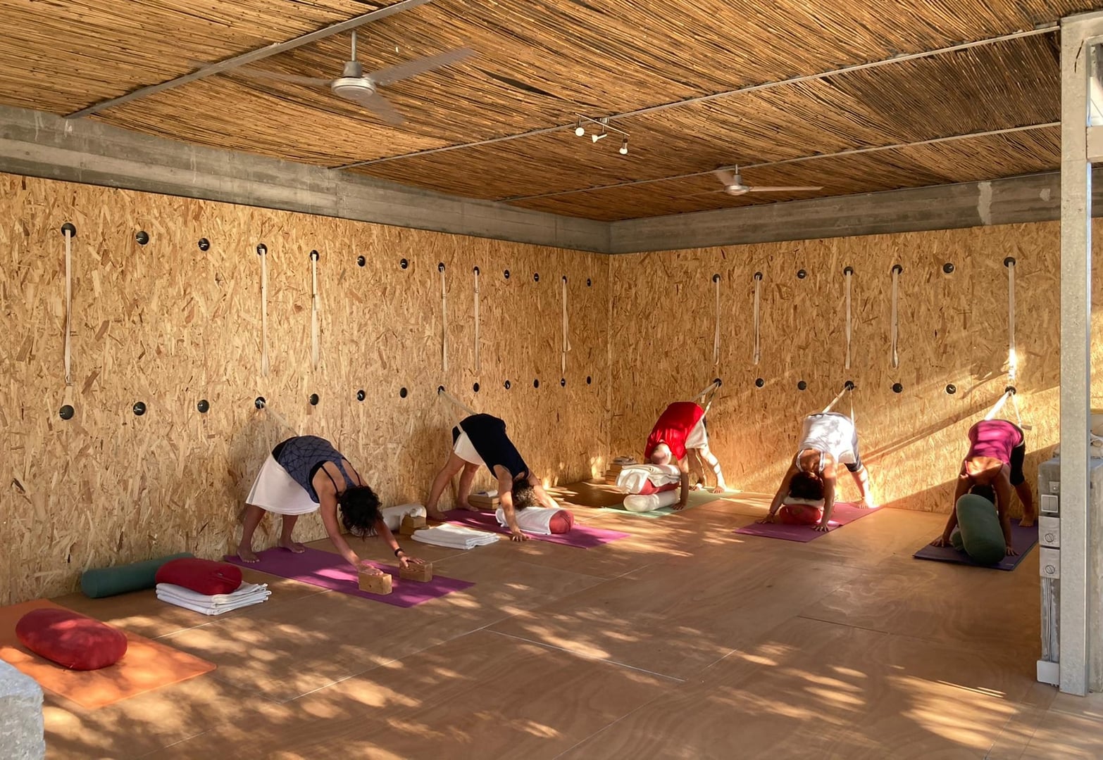 Iyengar-joogaloma Kreetalla, Kreikassa, Victoria Bridgesin kanssa