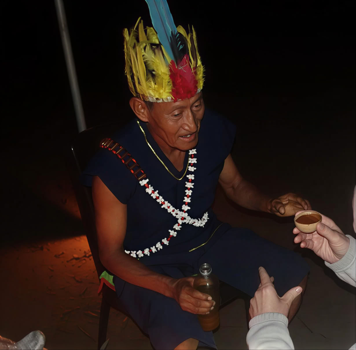 Ayahuasca-seremonia Ecuadorissa