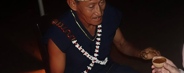 Ayahuasca-seremonia Ecuadorissa