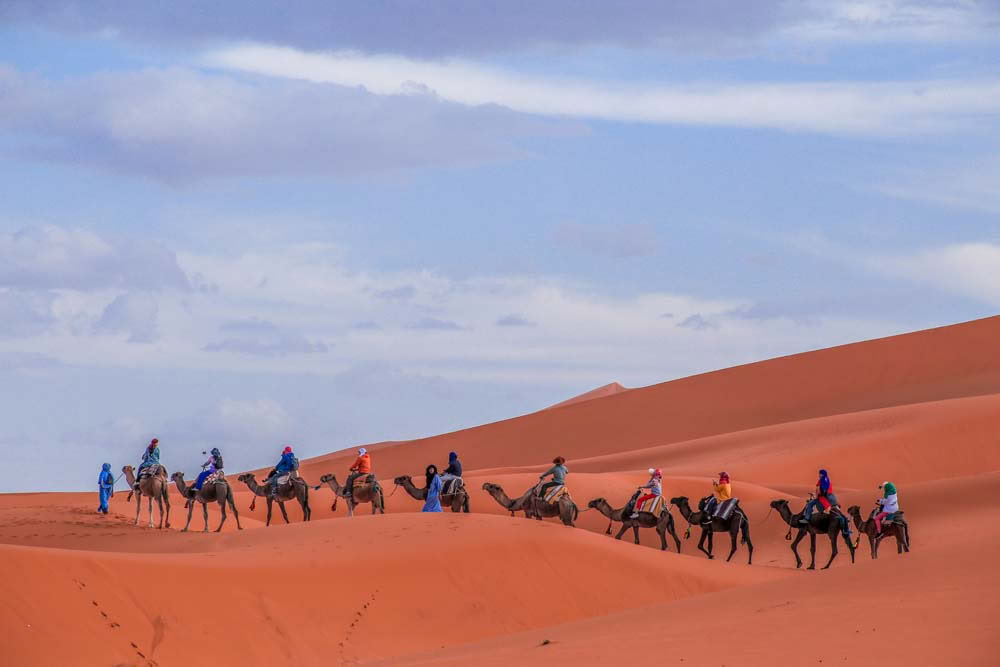 7 päivän kiertomatka Marrakechista – aavikkopolut