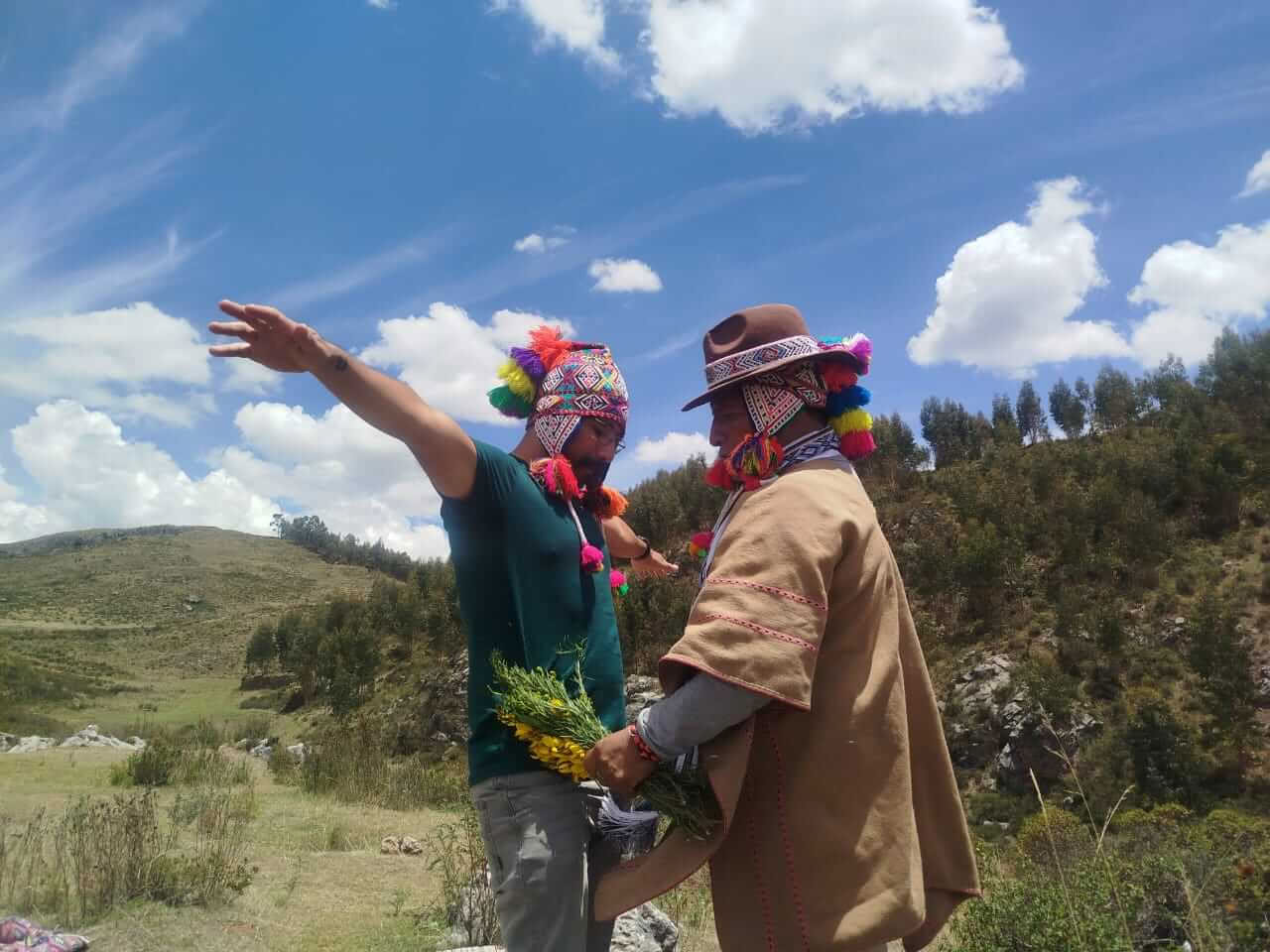 Seremonia maan hengelle ”Pachamama”