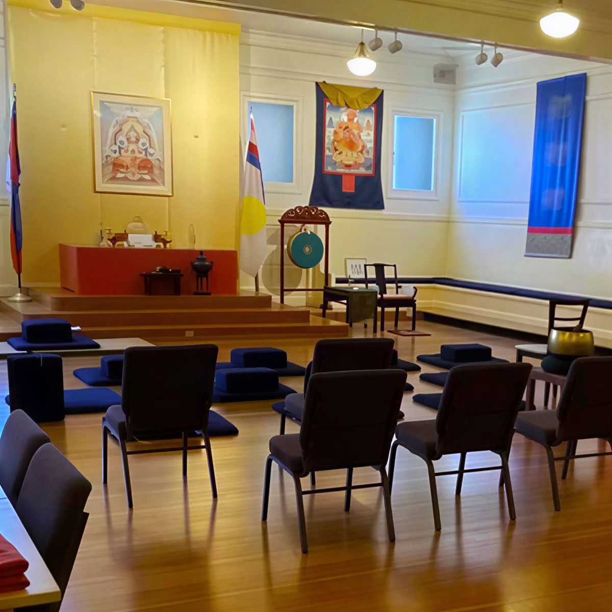 Värillisten ihmisten meditaatio