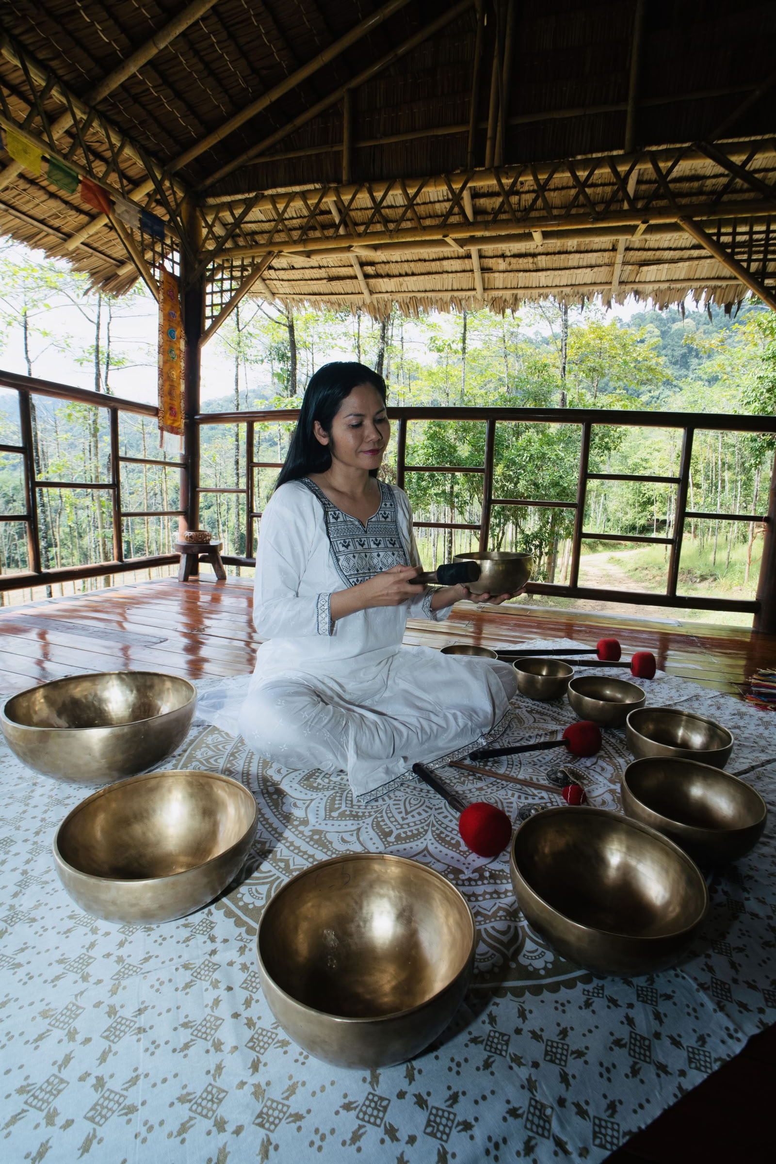 Ryhmäliikunta: Hatha-jooga + thaimaalainen meditaatio