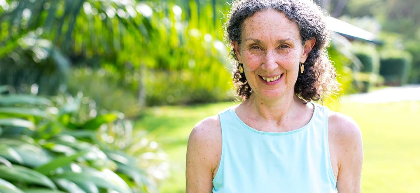 Iyengar-joogaretriitti Genny Kapulerin kanssa