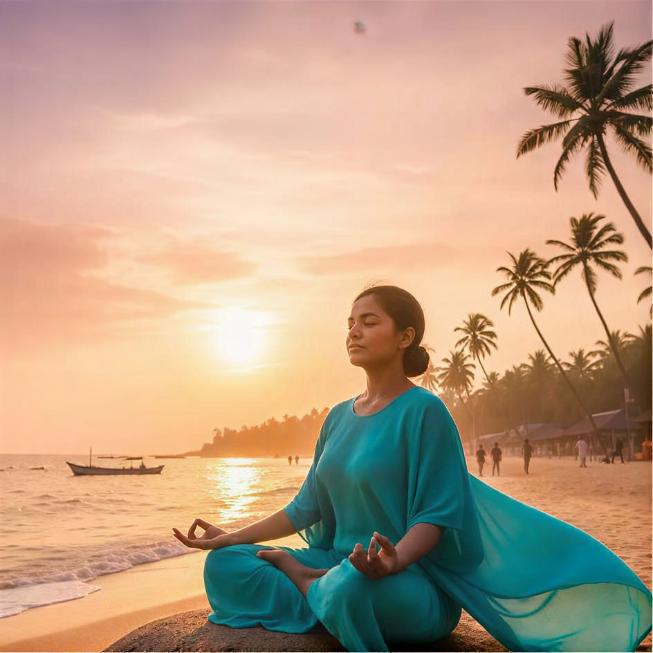 14 yön Panchakarma-aurvedaohjelma Manaltheeram Ayurveda Beach Villagessa, Kovalamissa