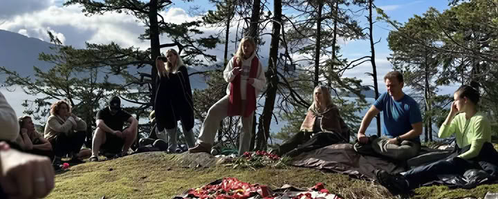 Shamanistinen joogan retriitti