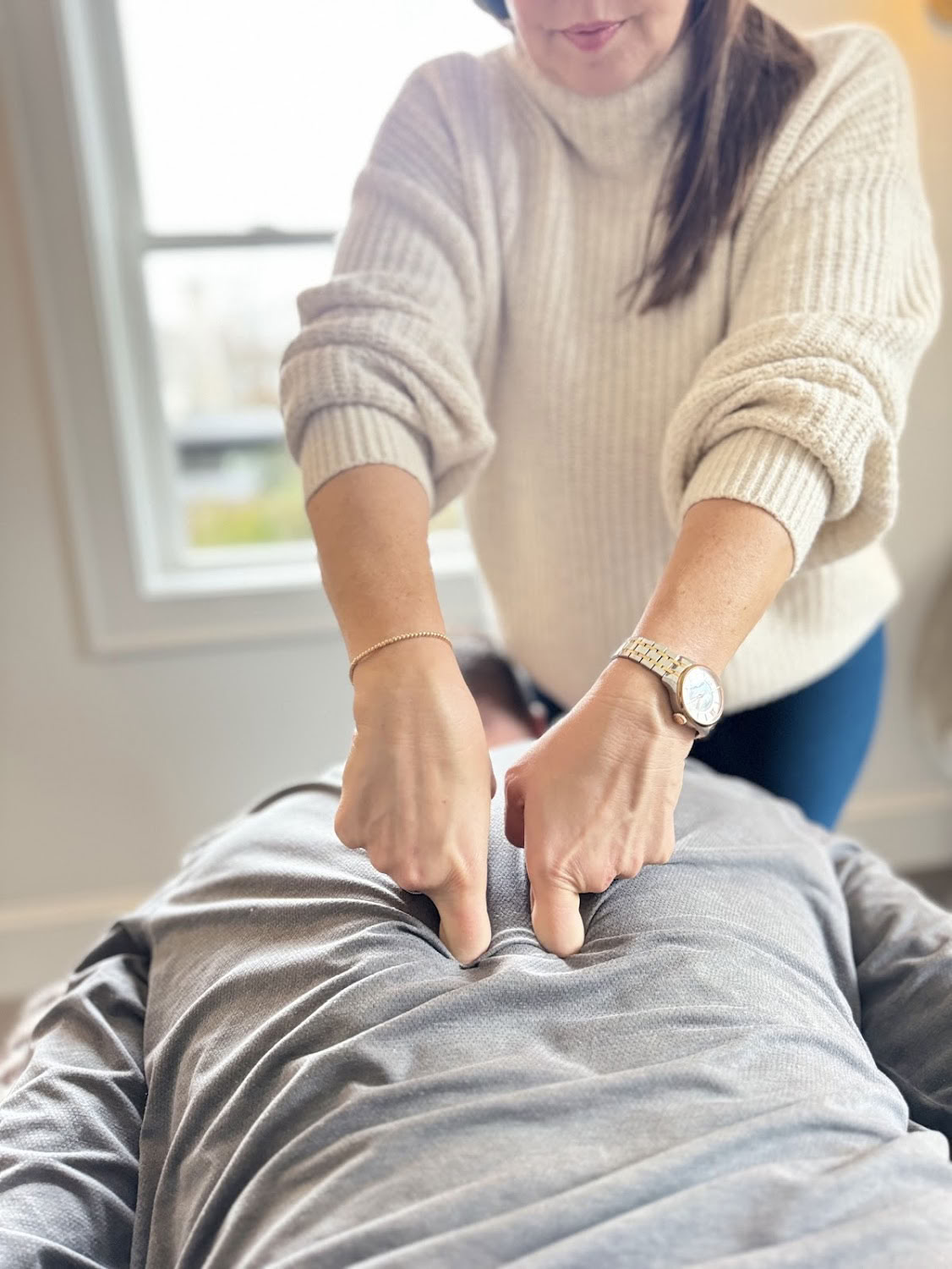 Yksilöllinen venyttely Valley Rock Massage Housessa