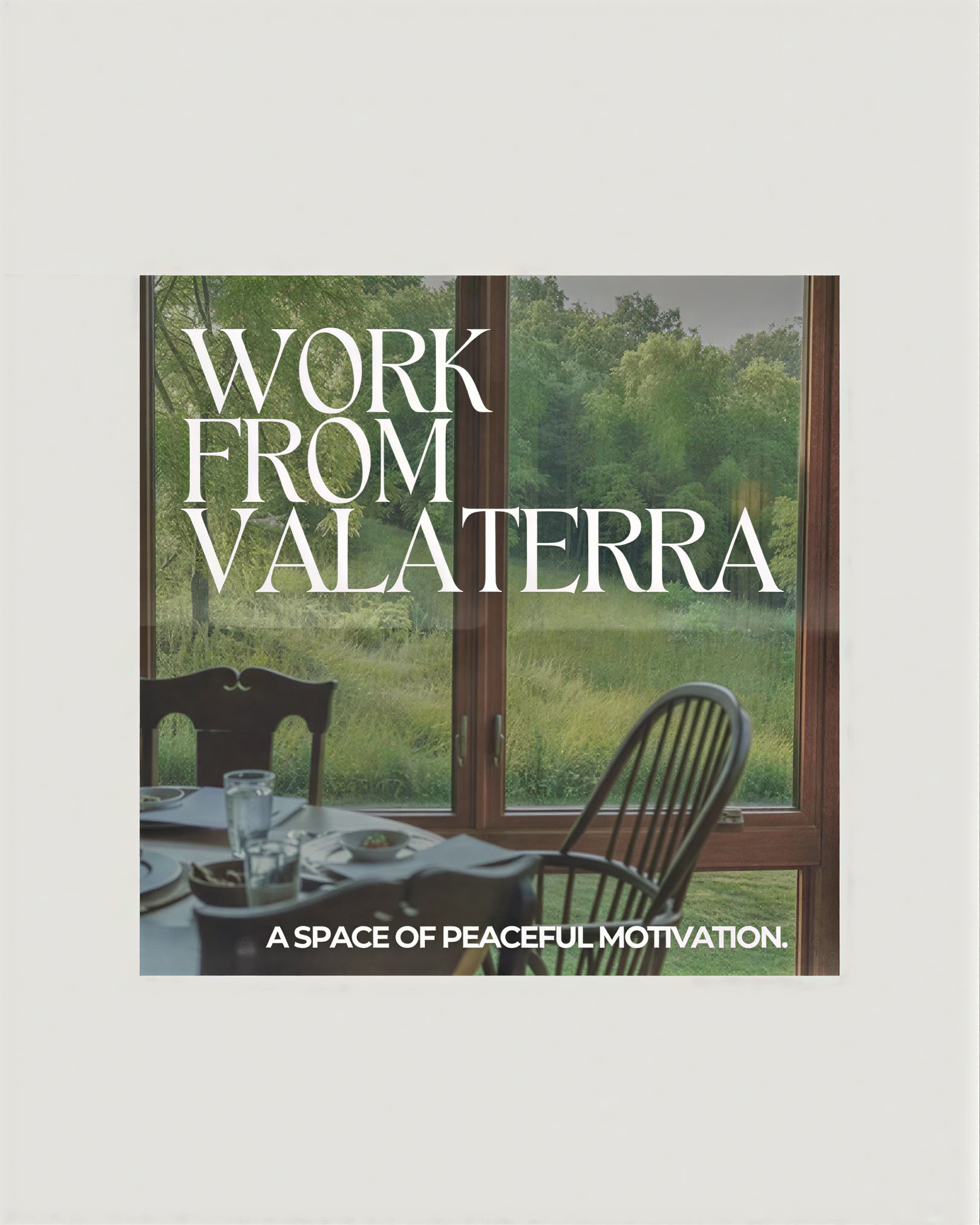 Työskentele Valaterrasta — Valaterra - retriittipaikka