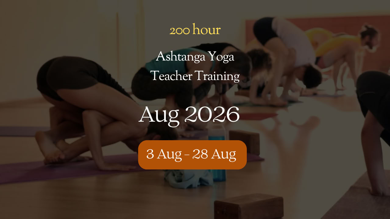 Ashtanga-joogan opettajakoulutus – elokuu 2026