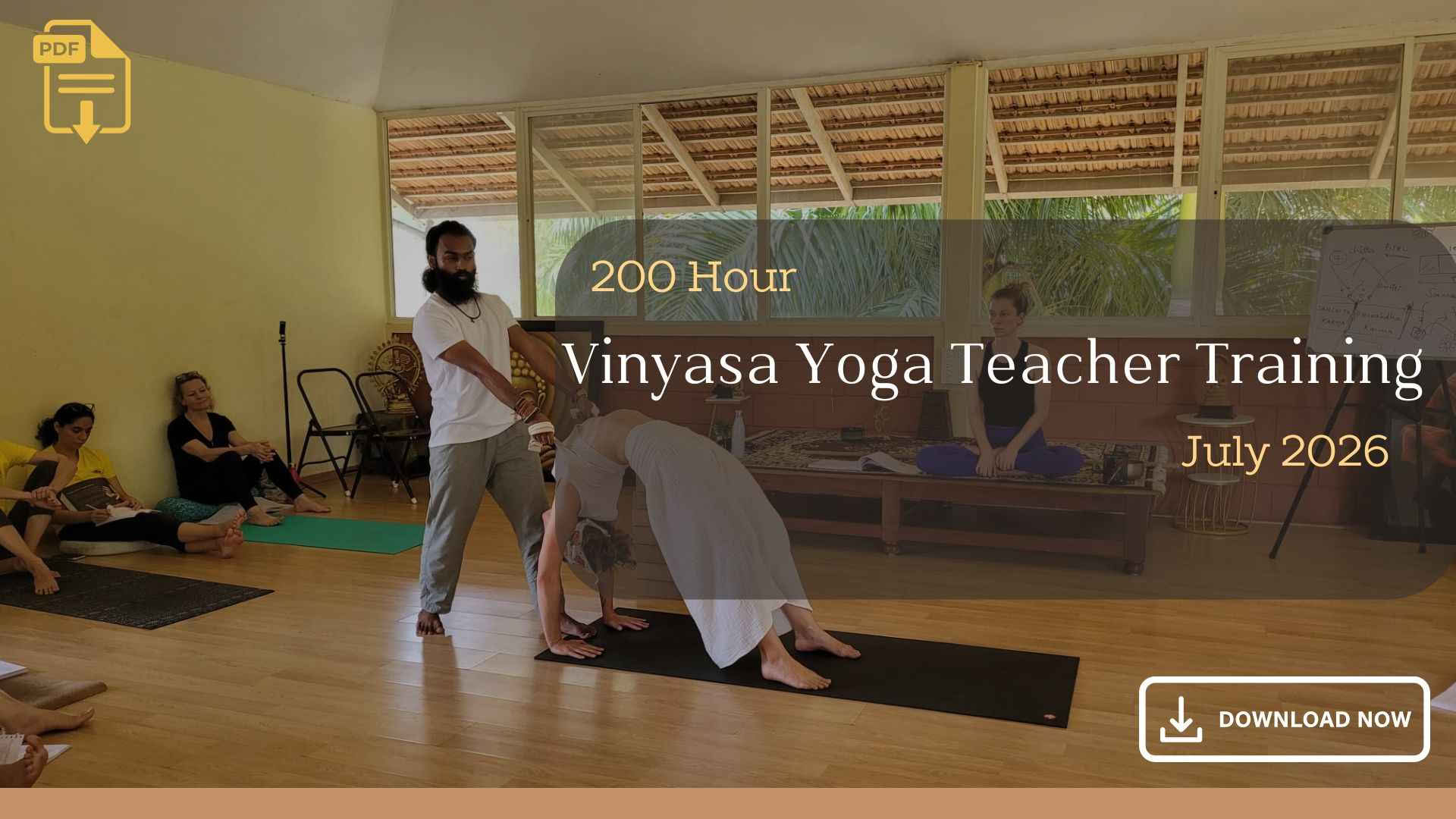 Vinyasa-joogan opettajakoulutus – heinäkuu 2026