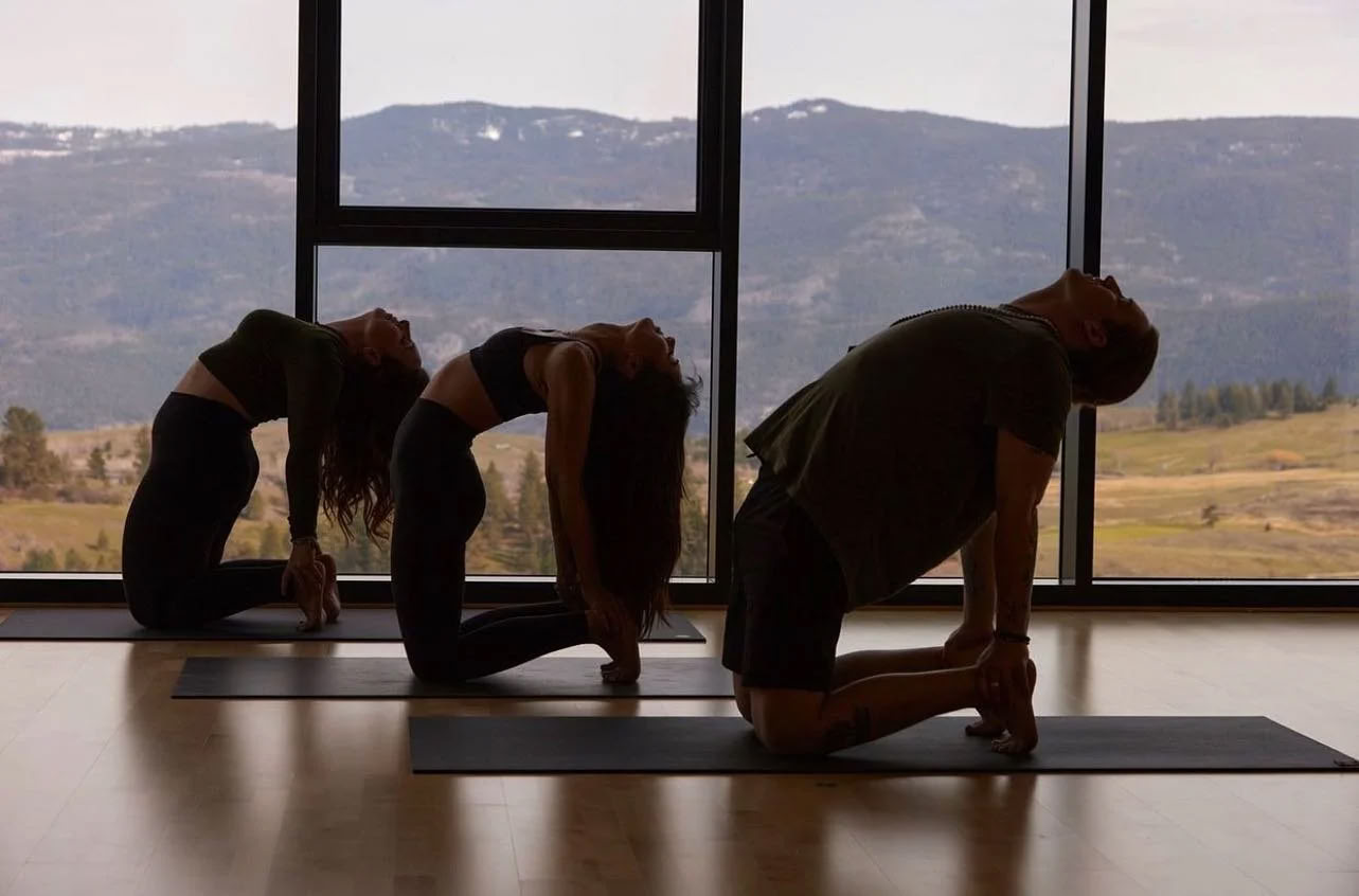 Laiturin äärellä virtaava jooga ja meditaatio Okanagan-järvellä!