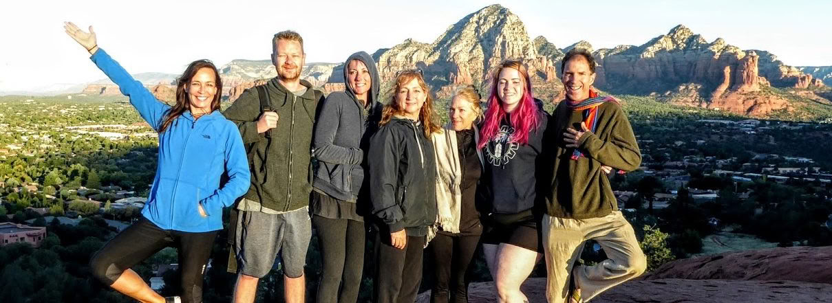 Sedonan Arizonan jooga-, vaellus- ja parannusretriitti