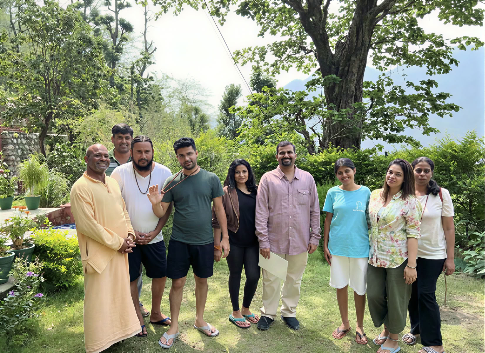 Oleskelu ashramissa Rishikeshissä