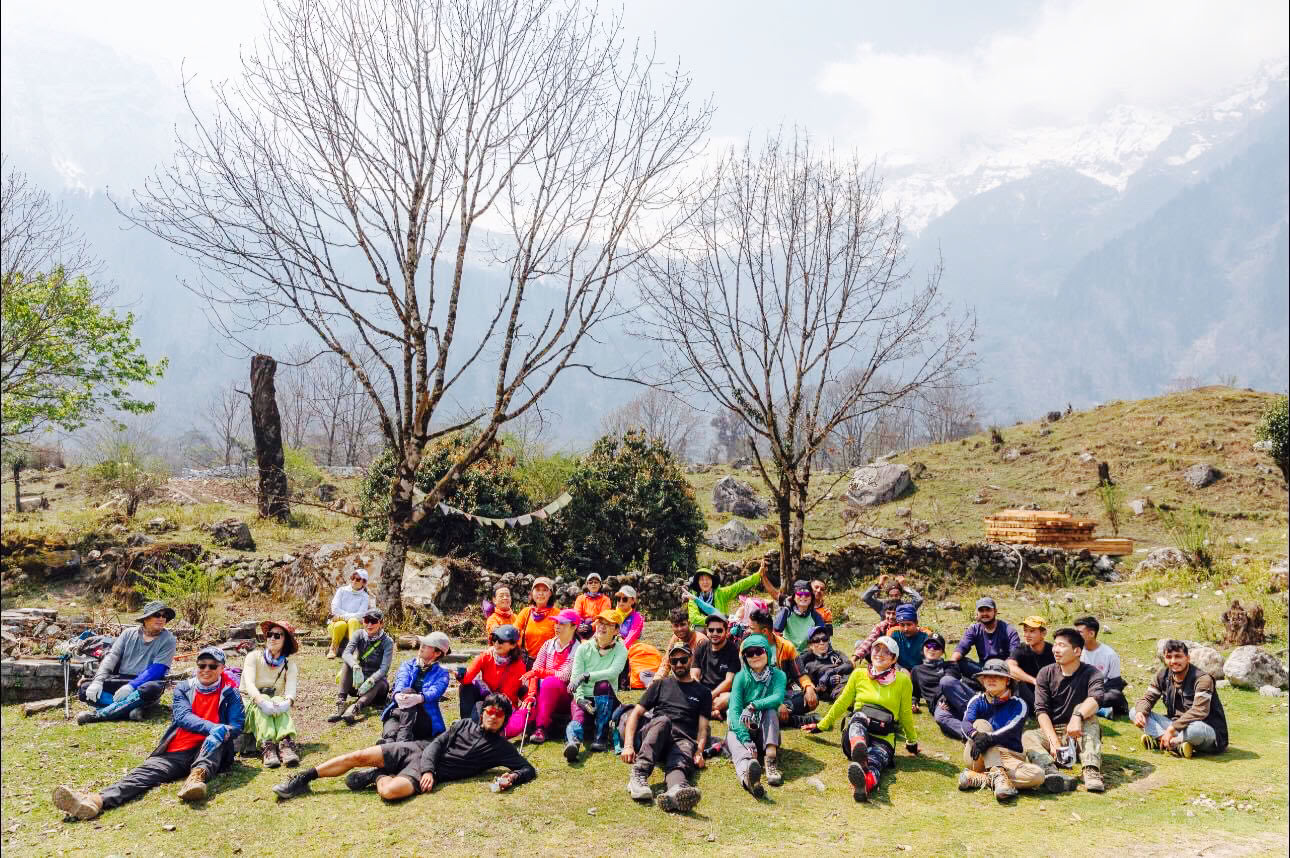 Annapurnan kierroksen joogavaellus