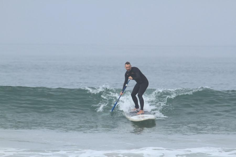 Seisten surffaus ja jooga