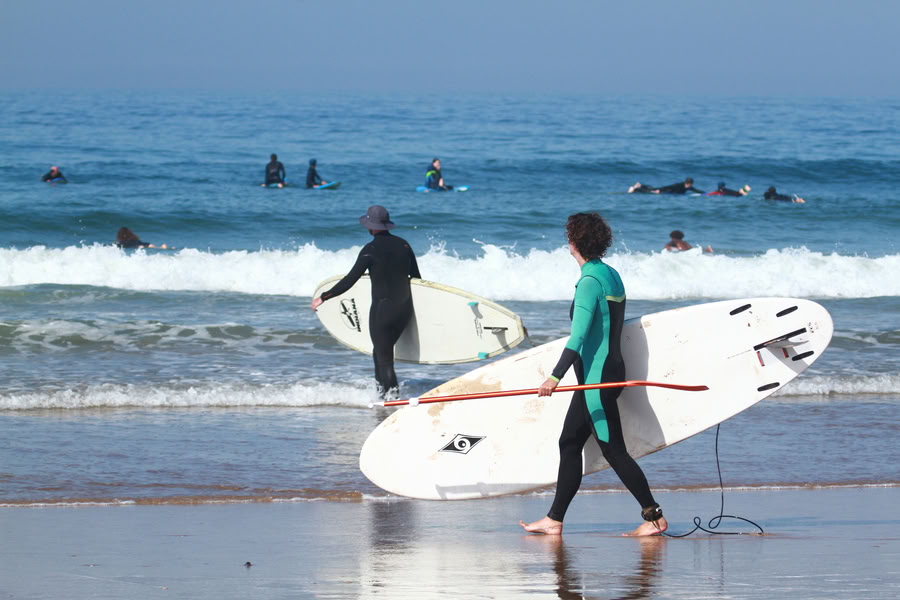Seisten surffaus ja jooga