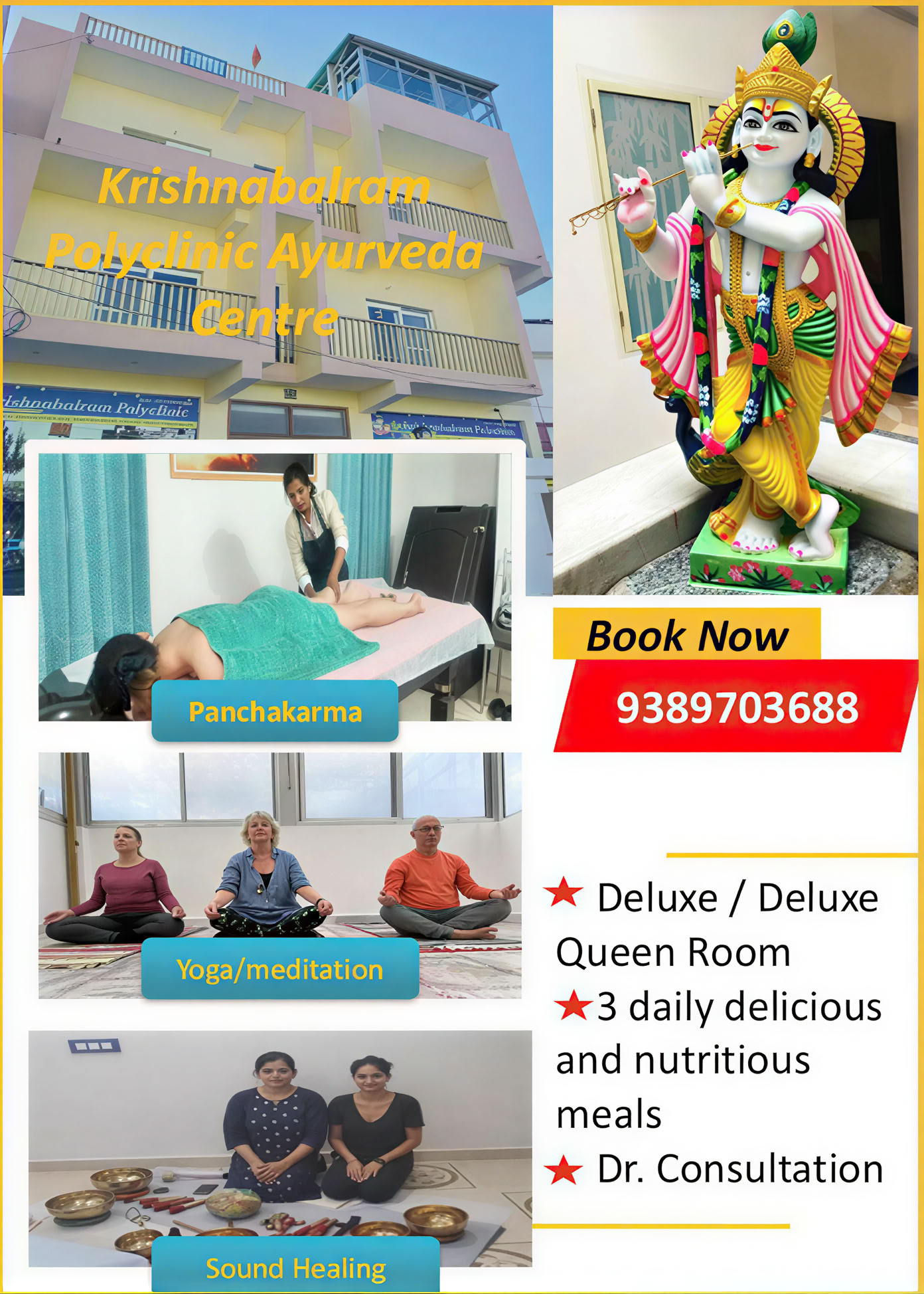 Krishnabalramin poliklinikka Ayurveda-keskus