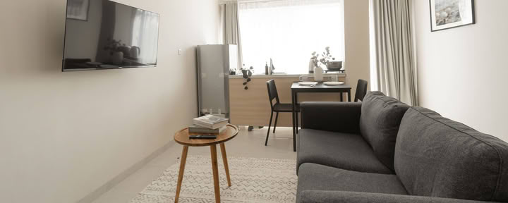 Auringonlaskun perhe-loft-huone